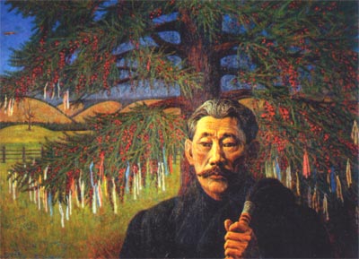 Алексей Кулаковский (Өксөкүлээх Өлөксөй). Портрет кисти Афанасия Осипова